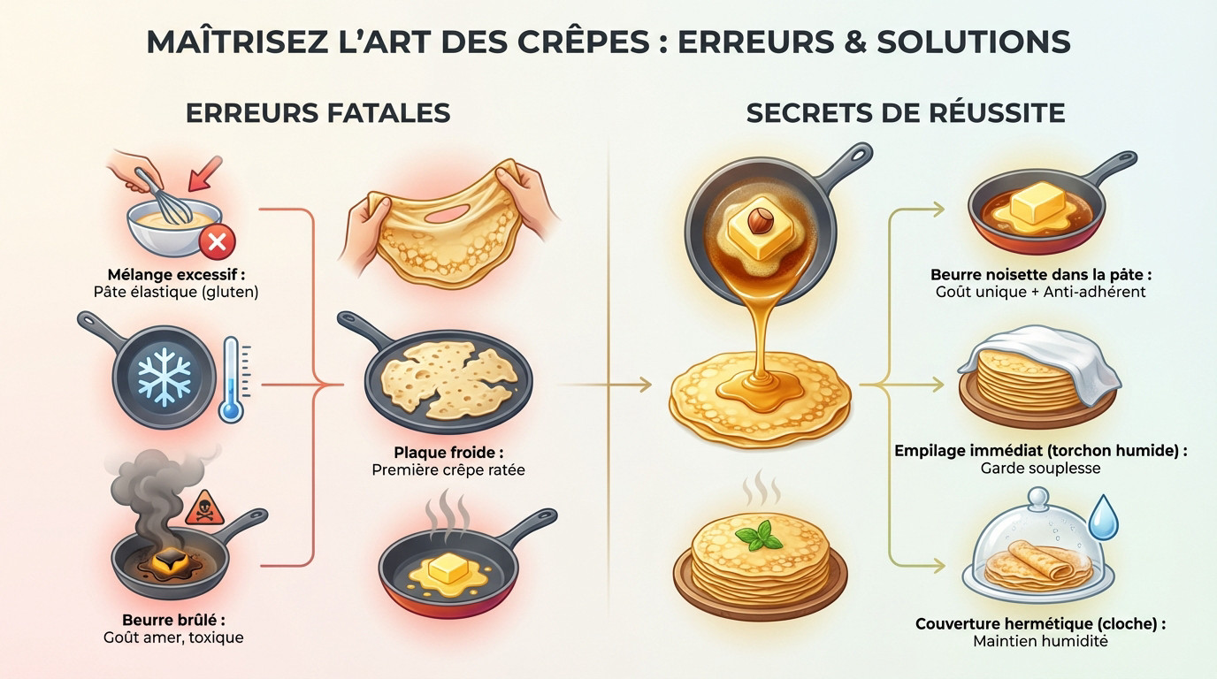 Techniques professionnelles pour réussir la cuisson des crêpes bretonnes sans erreurs